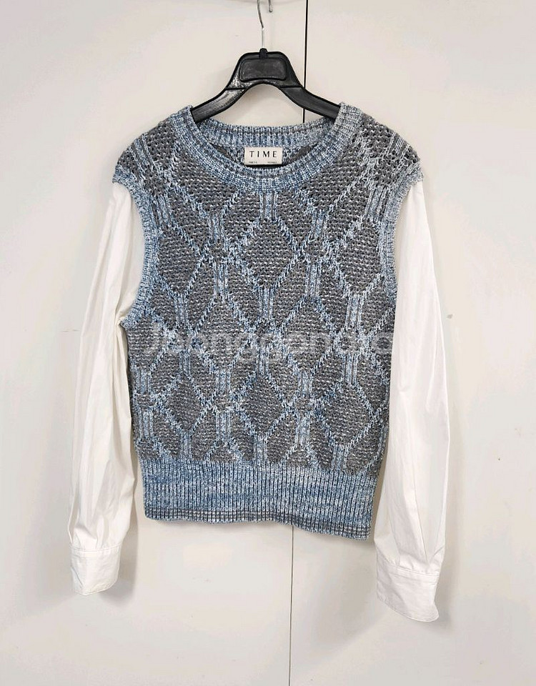 타임 캐시미어 니트 셔츠 90 22SS--0