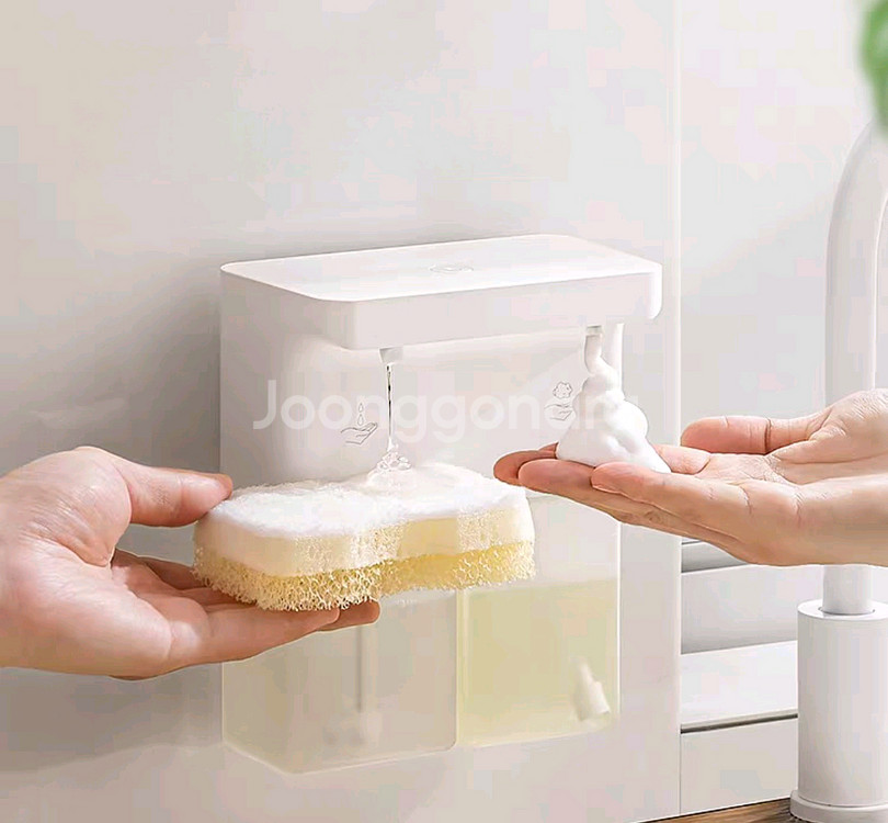 손세정제+세제 디스펜서 새상품--0