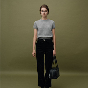 낫띵리튼 puno short sleeve knit 그레