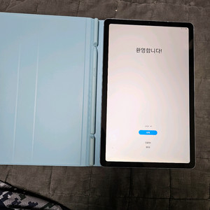 갤럭시탭 S6 라이트 와이파이 64gb+북커버 케이스