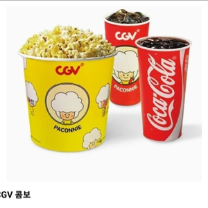cgv 팝콘콤보 팝콘(L)+음료(M)2잔