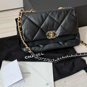 샤넬19백 블랙 라지