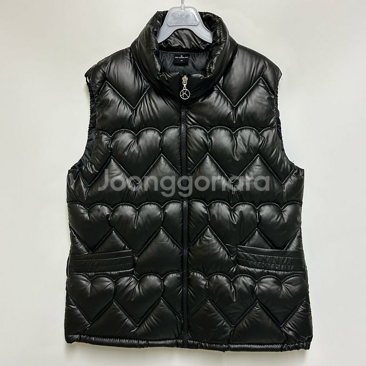 [여자 100]김영주 하트 퀄팅 패딩조끼--0