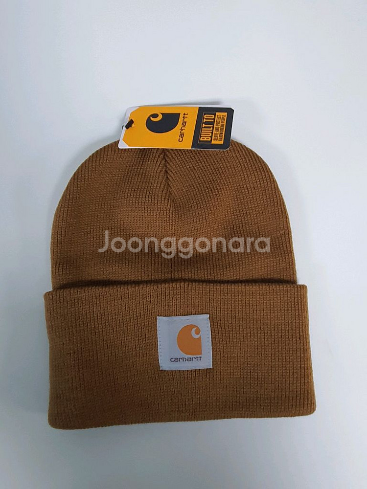 칼하트 비니 브라운색상 새상품--0