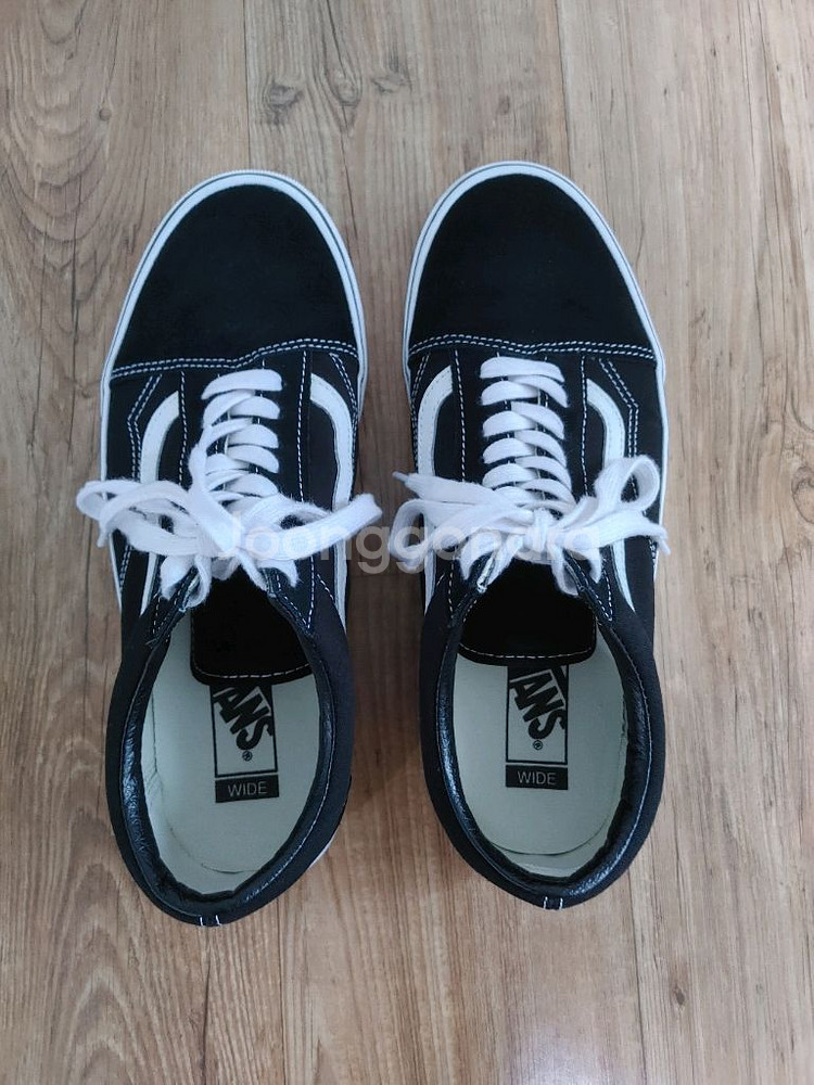 반스(Vans) 올드스쿨 블랙 와이드(Wide) 285--0