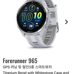 가민 포러너 965 흰색