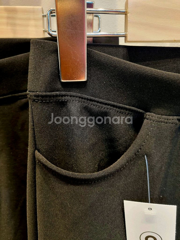 국산 부츠컷 세미나팔 검정 스판바지 88까지있음--4