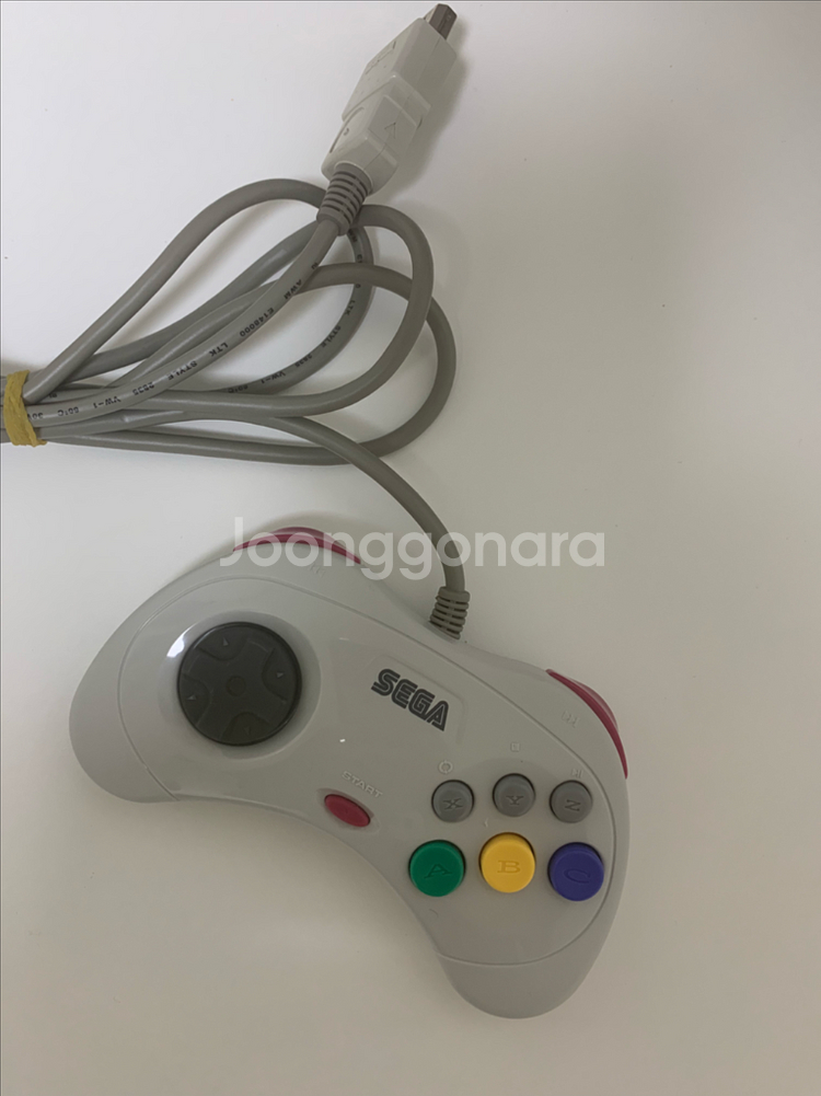 세가새턴 패드 화이트 컨트롤러--0