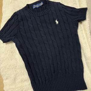 폴로 랄프로렌 반팔니트 네이비 s