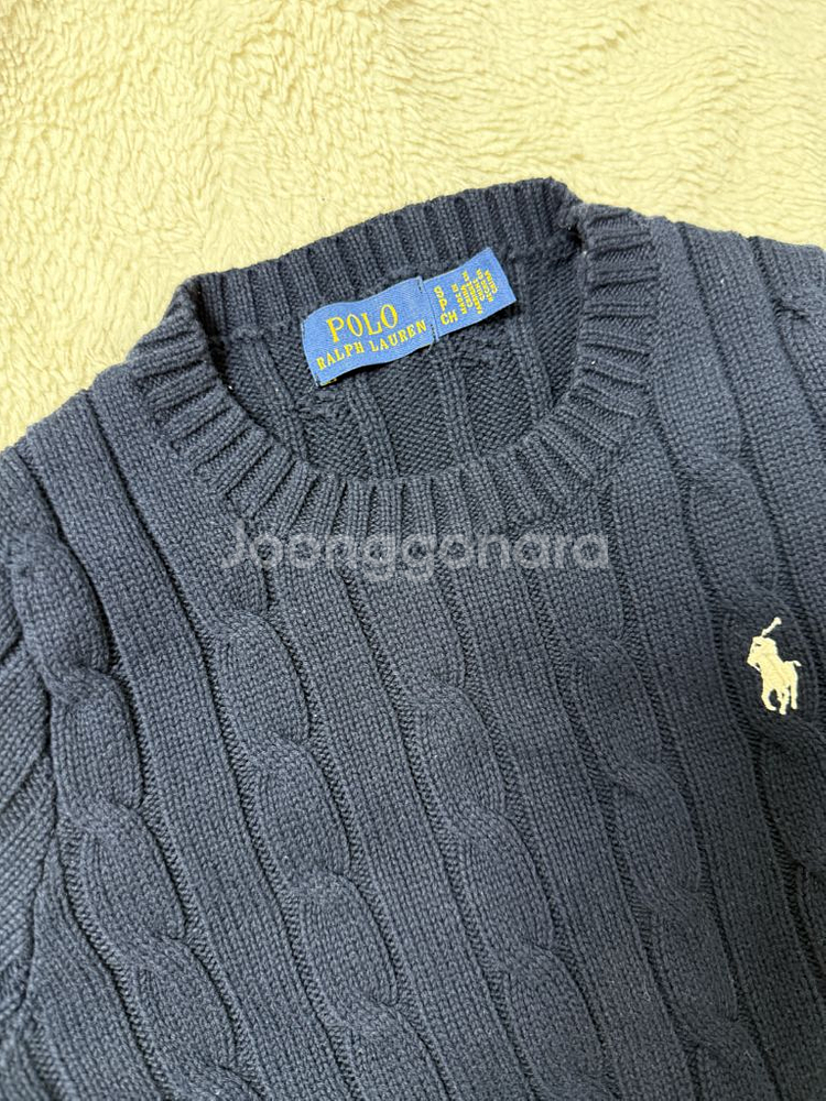 폴로 랄프로렌 반팔니트 네이비 s--1