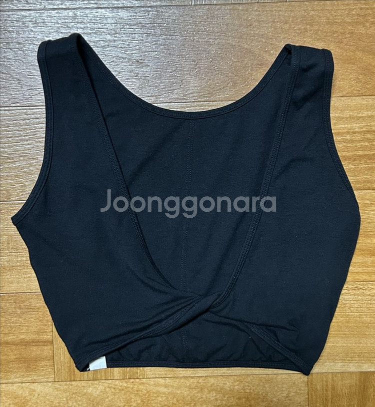 부디무드라 턴크롭탑 블랙 XS--2