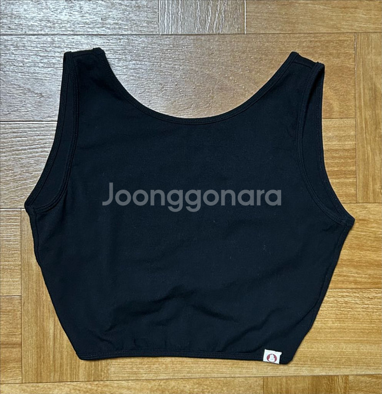 부디무드라 턴크롭탑 블랙 XS--1