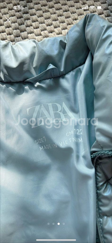 ZARA아동 퀼팅 점퍼--2