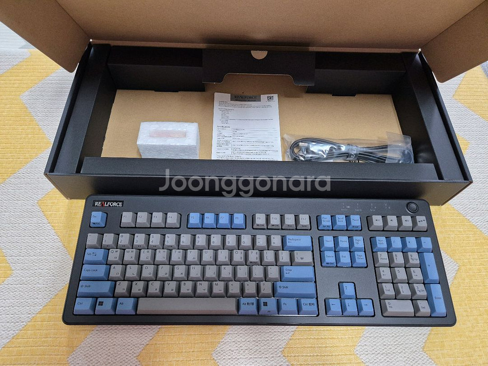 리얼포스 r3 30g 블루 풀배열--1