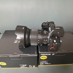 니콘 z5ii 2470 f4 렌즈 팝니다.