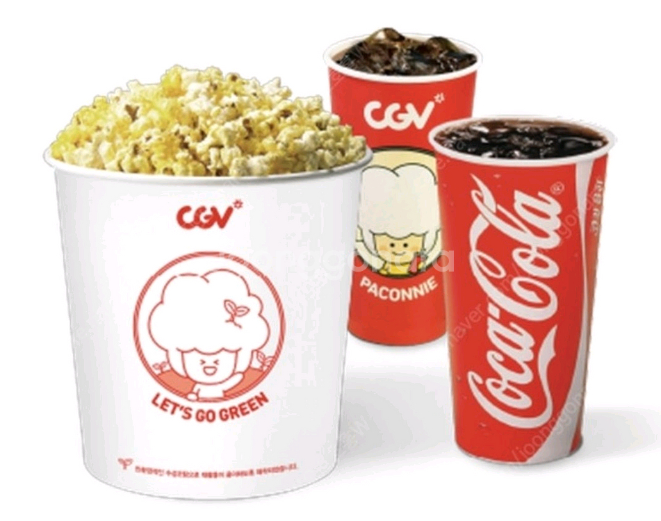 CGV 팝콘 콜라 음료 세트--0