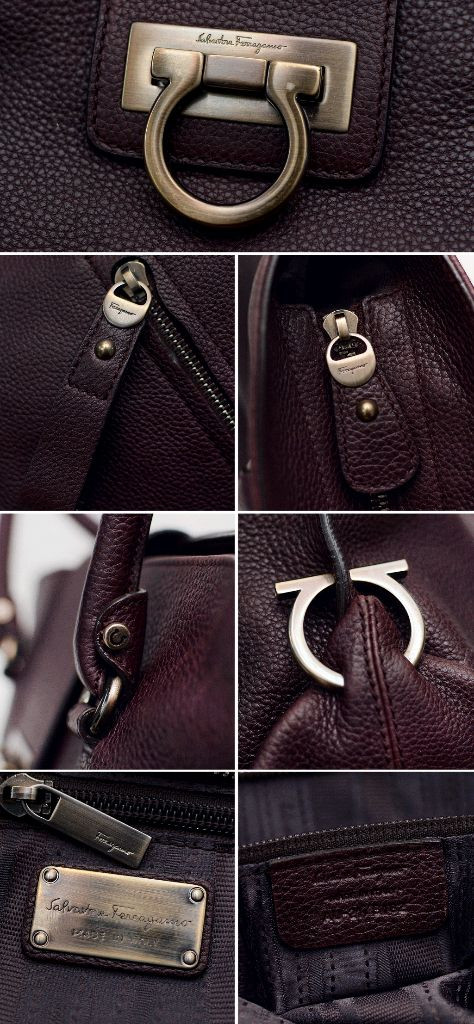 페라가모 소피아 간치니 토고가죽 빅토트.숄더백--9