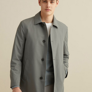 꼬르넬리아니 블랙라벨 도브그레이 발바칸 방수 코트 이미지