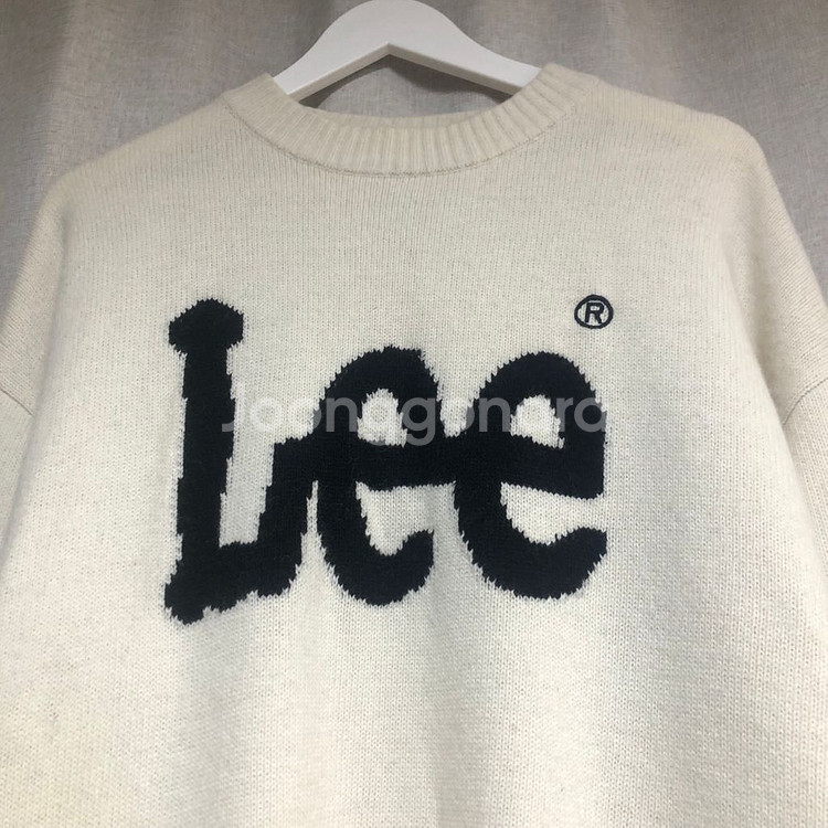리 루즈핏 아이보리 니트 스웨터 M--1
