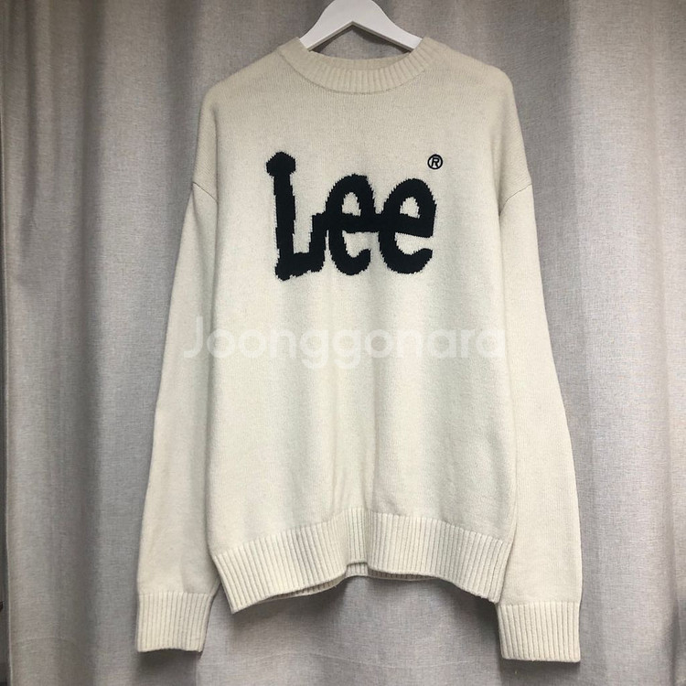 리 루즈핏 아이보리 니트 스웨터 M--0