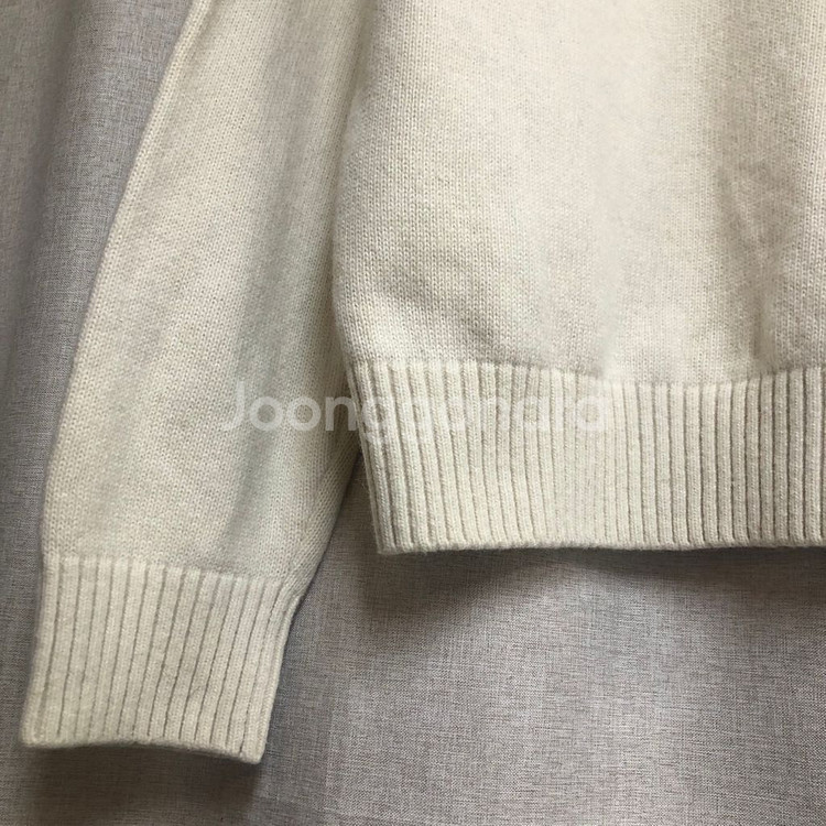 리 루즈핏 아이보리 니트 스웨터 M--6
