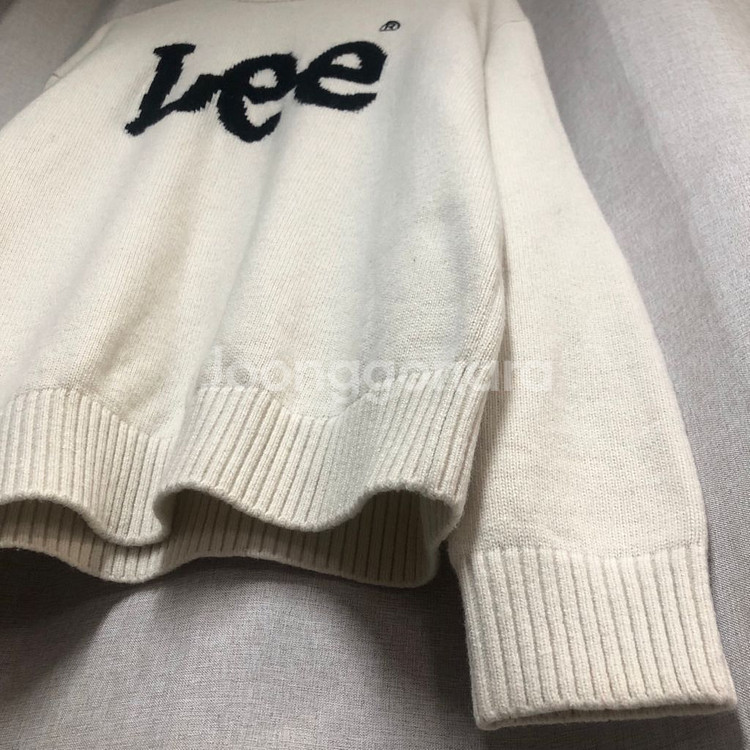 리 루즈핏 아이보리 니트 스웨터 M--3