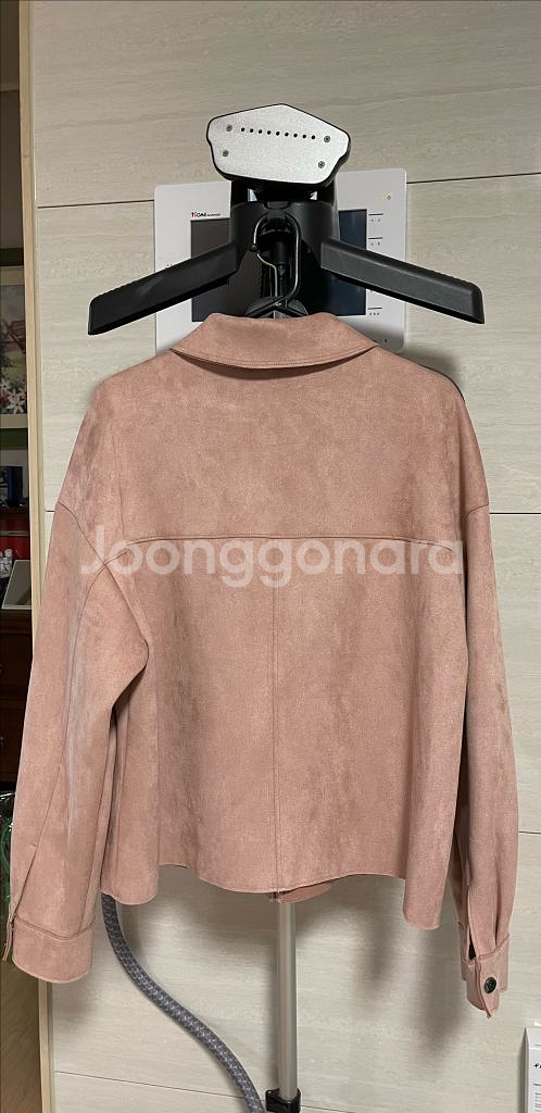 [새상품]자라 스웨이드 자켓 핑크베이지--1
