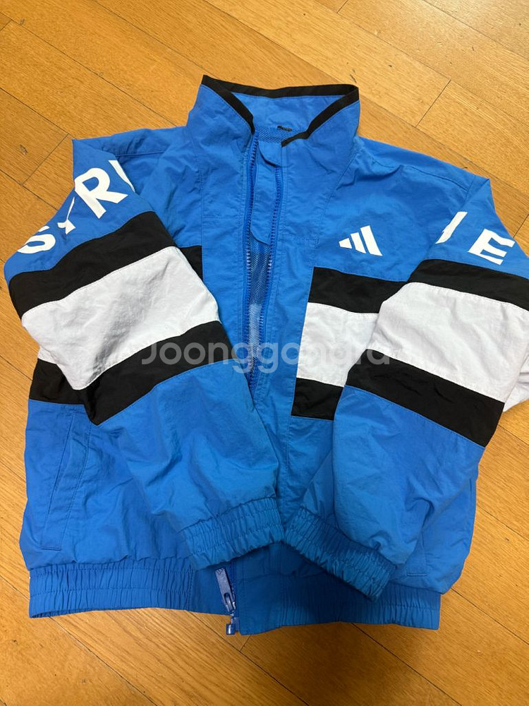 아디다스키즈점퍼 130 유아바람막이 초등바람막이--0