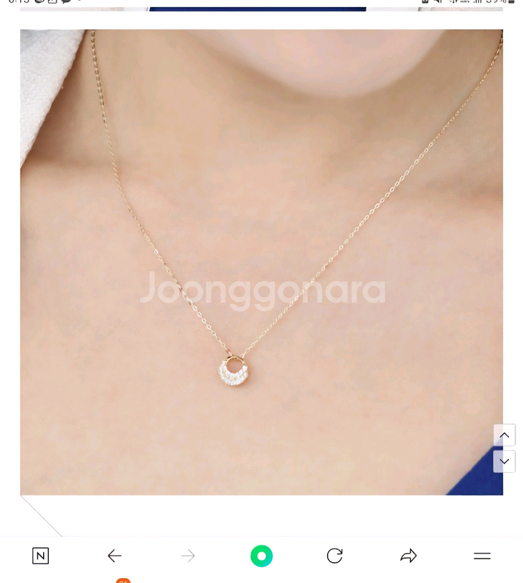 골드리아 소소달 목걸이 14K--1