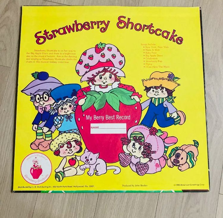 빈티지 스트로베리 쇼트케이크 바이닐 lp--1