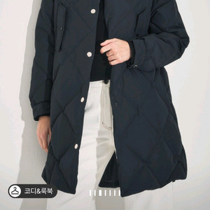 24마인 구스 다운 퀼팅 패딩