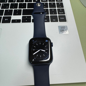 애플워치6 44mm 블루알루미늄 gps