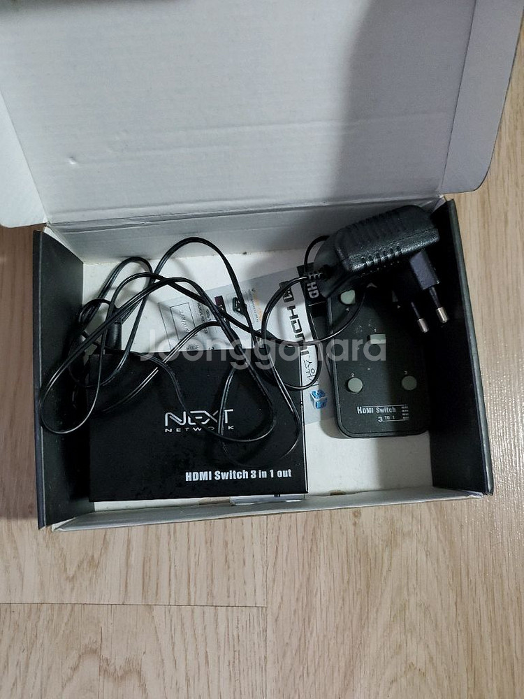 NEXT 3:1 HDMI 스위치 미사용 새상품--1