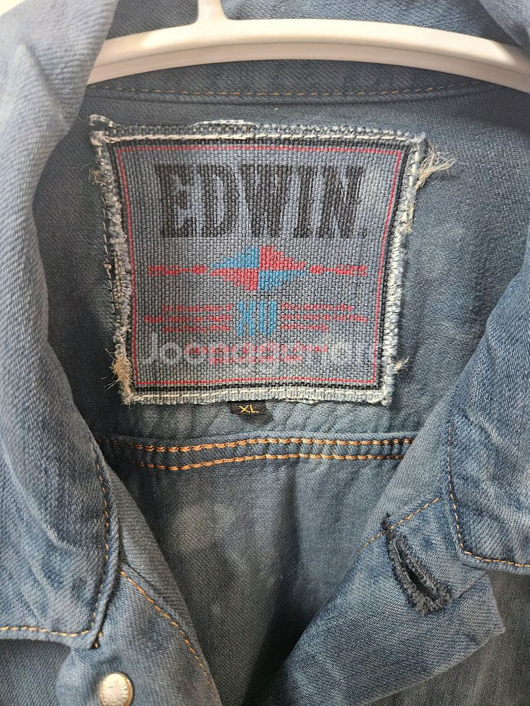 에드윈 워싱 데님 자켓--3