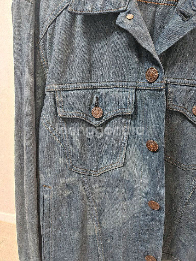 에드윈 워싱 데님 자켓--1