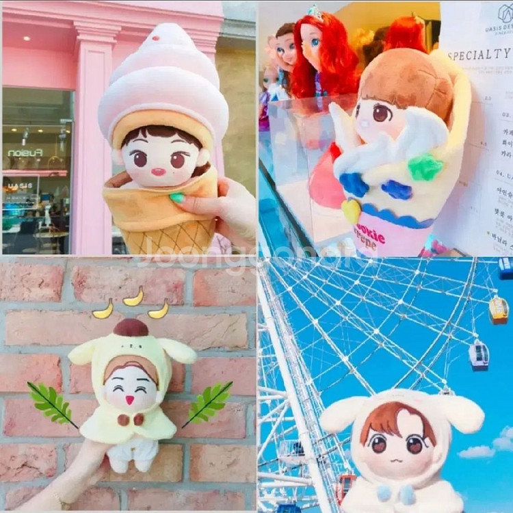 20cm 새 인형옷 (아이돌 무속성 인형 쿠키네)--3