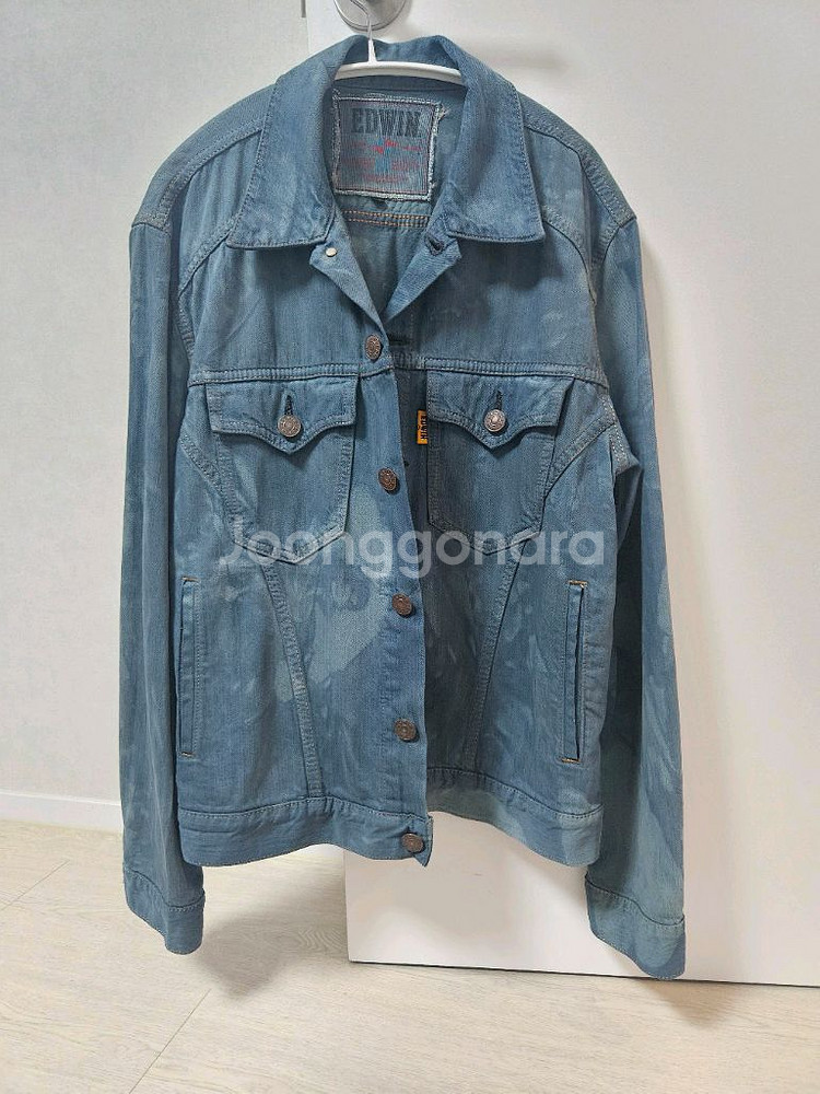 에드윈 워싱 데님 자켓--5