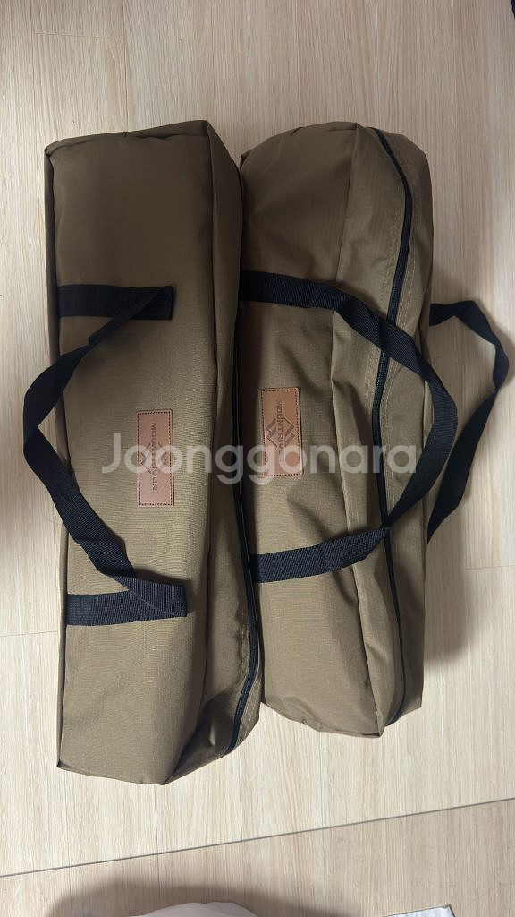 마운트리버 와이드코트 다크베이지 2개--1