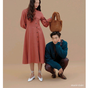 제평 고퀄 비이커 버튼 셔츠 원피스