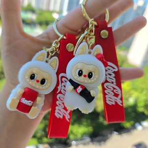 코카콜라 라부부캐릭터 인형가방 키링 키홀더 열쇠고리