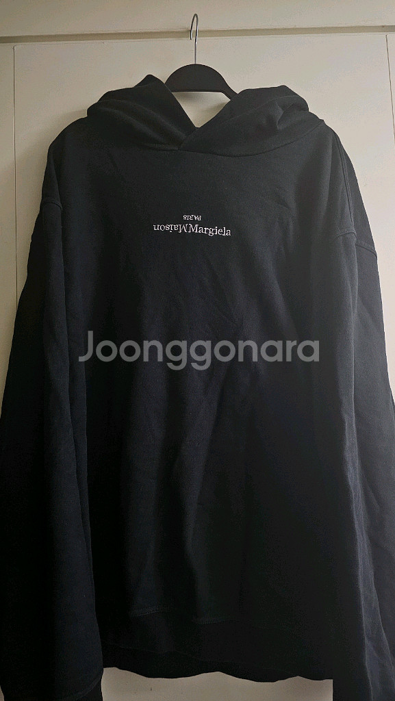메종마르지엘라 로고 후드 XL 팝니다--0