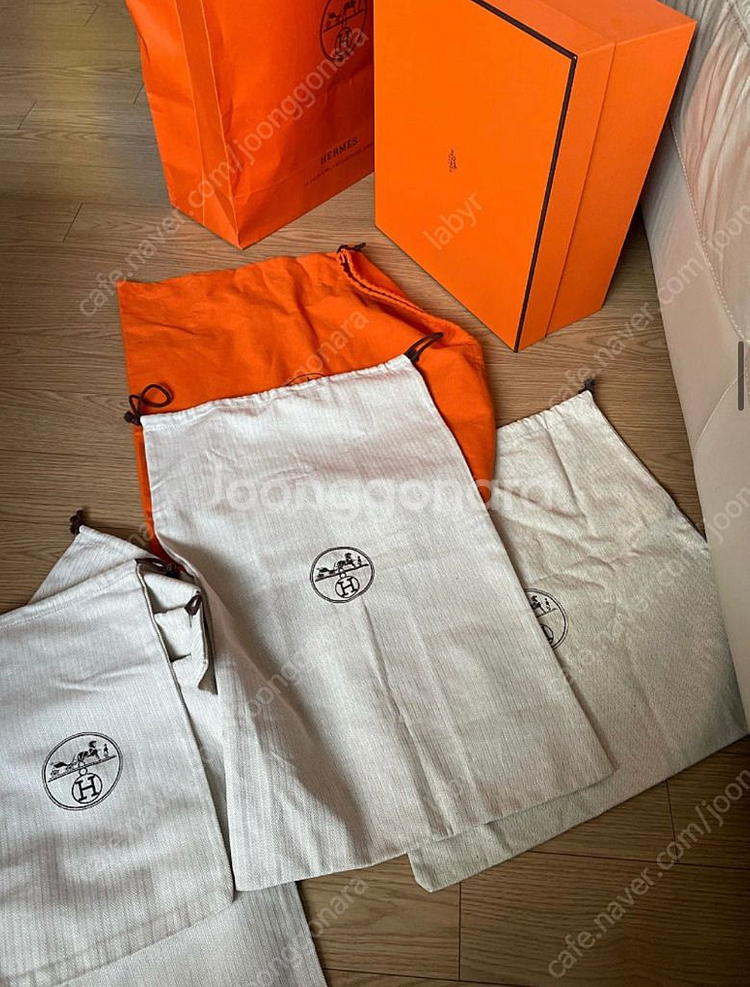 에르메스 정품 쉐링본 더스트백 버칸 등 여러가지--2