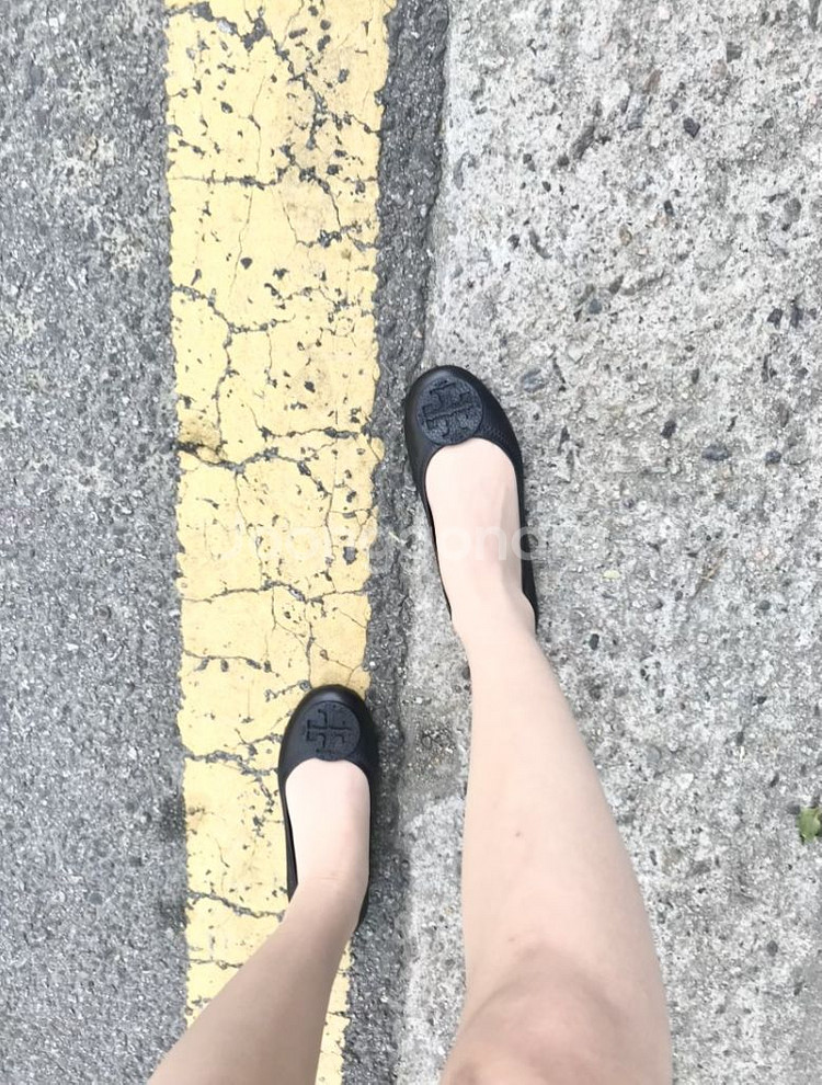 정품ㅡ토리버치 천연가죽 플랫슈즈 225~230--0