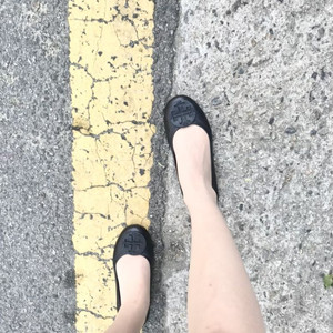 정품ㅡ토리버치 천연가죽 플랫슈즈 225~230