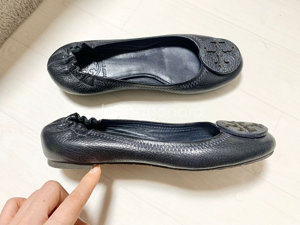 정품ㅡ토리버치 천연가죽 플랫슈즈 225~230--1