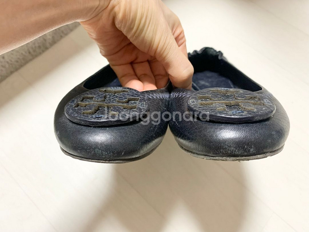 정품ㅡ토리버치 천연가죽 플랫슈즈 225~230--4