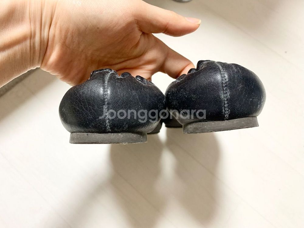 정품ㅡ토리버치 천연가죽 플랫슈즈 225~230--5