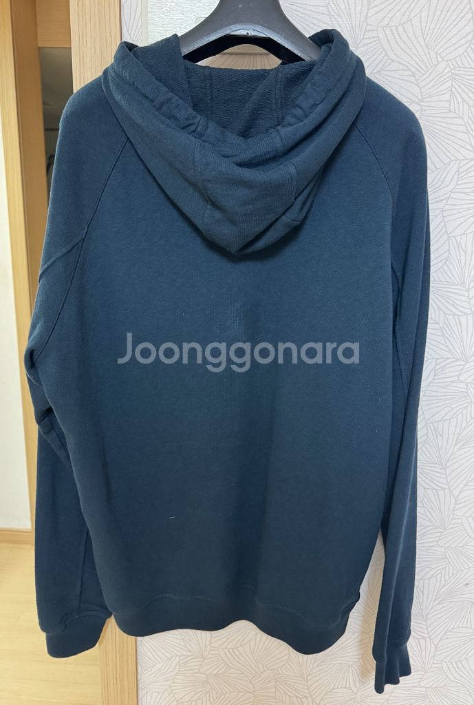 [XL] 스톤아일랜드 와펜 패치 후드 네이비--1