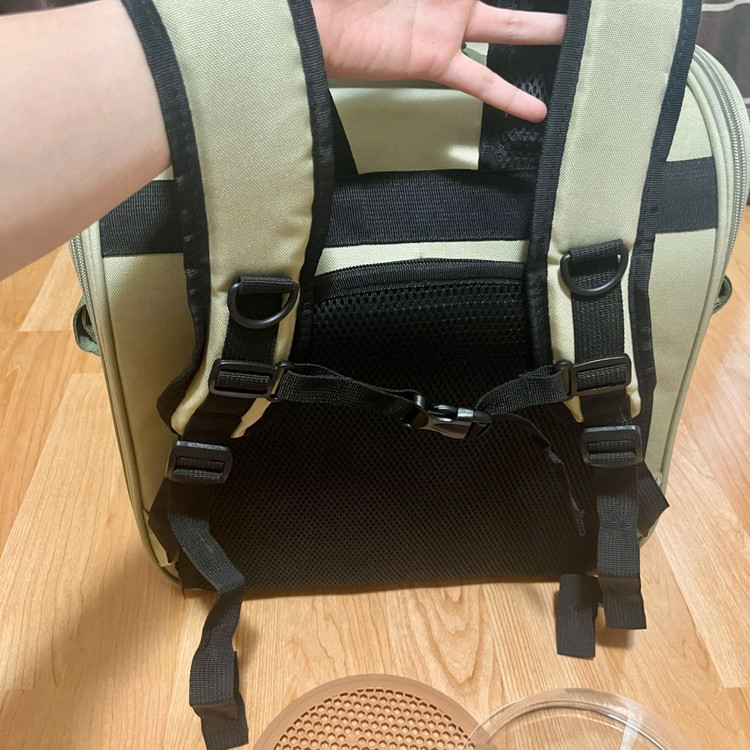 (확장형)강아지 고양이 반려동물 백팩 배낭 우주선 가방 이미지