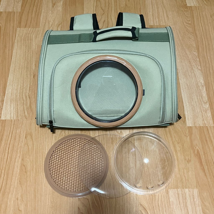 (확장형)강아지 고양이 반려동물 백팩 배낭 우주선 가방 이미지